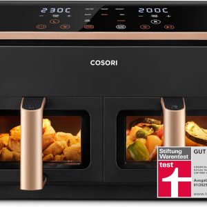 COSORI Dual Zone 6-in-1 Air Fryer – 8.5L Large Capacity